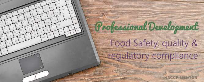 food safety professional development