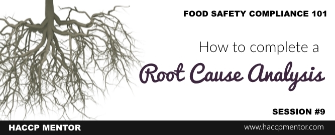 Root cause analysis food industry