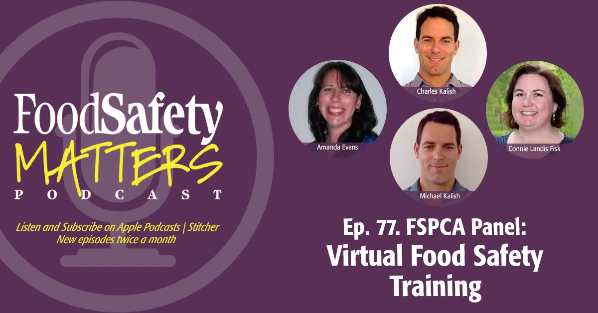 Virtual food safety training