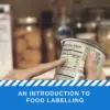 An Introduction to Food Labelling webinar