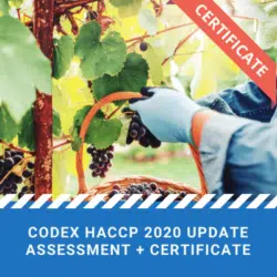Codex HACCP 2020 Refresher training available online