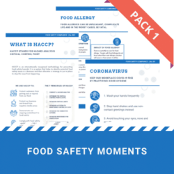 Food Safety Moments - Workplace training resources